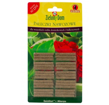 Zielony Dom Pałeczki nawozowe quickstart z guano i grzybnią 30